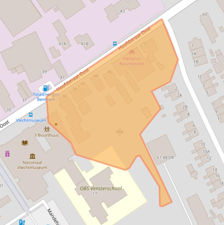 Kaart van postcodegebied 8391AW.