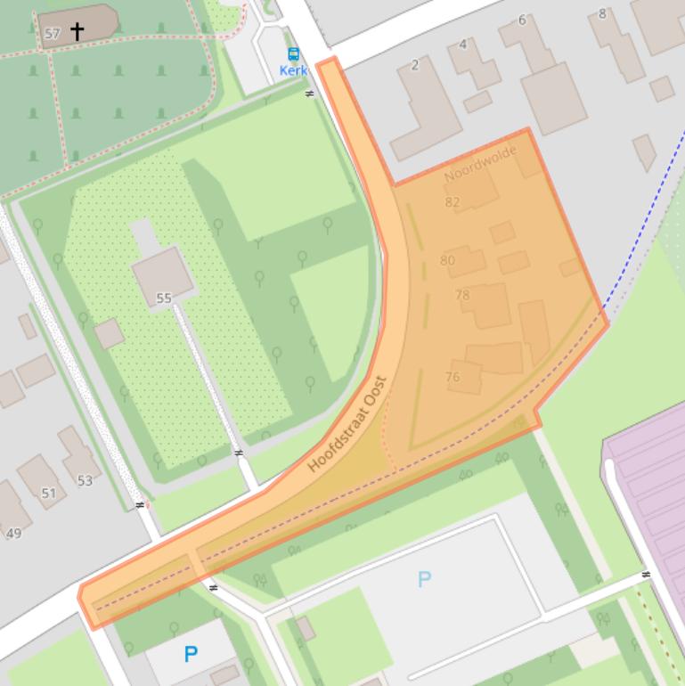 Kaart van postcodegebied 8391BA.