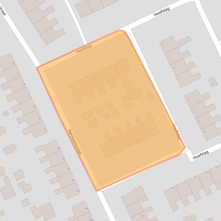 Kaart van postcodegebied 8391BJ.