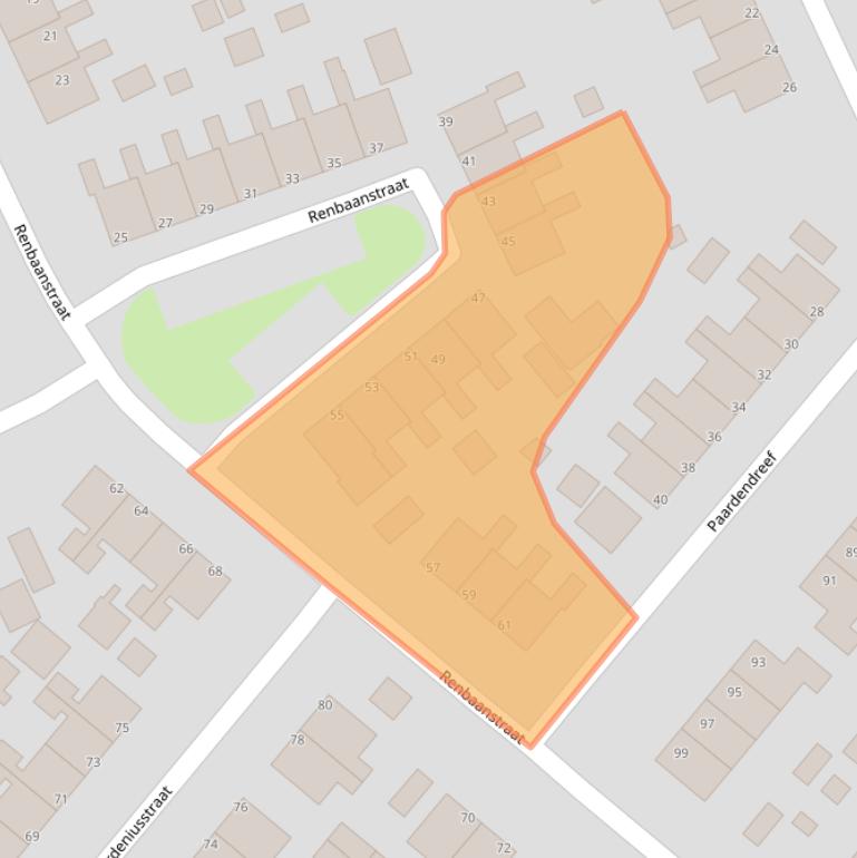 Kaart van postcodegebied 8391BM.