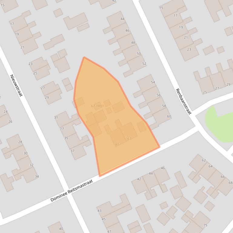 Kaart van postcodegebied 8391BX.