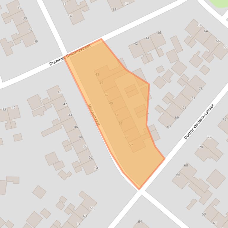 Kaart van postcodegebied 8391CH.