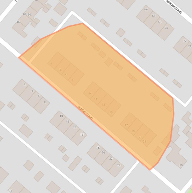 Kaart van postcodegebied 8391CM.