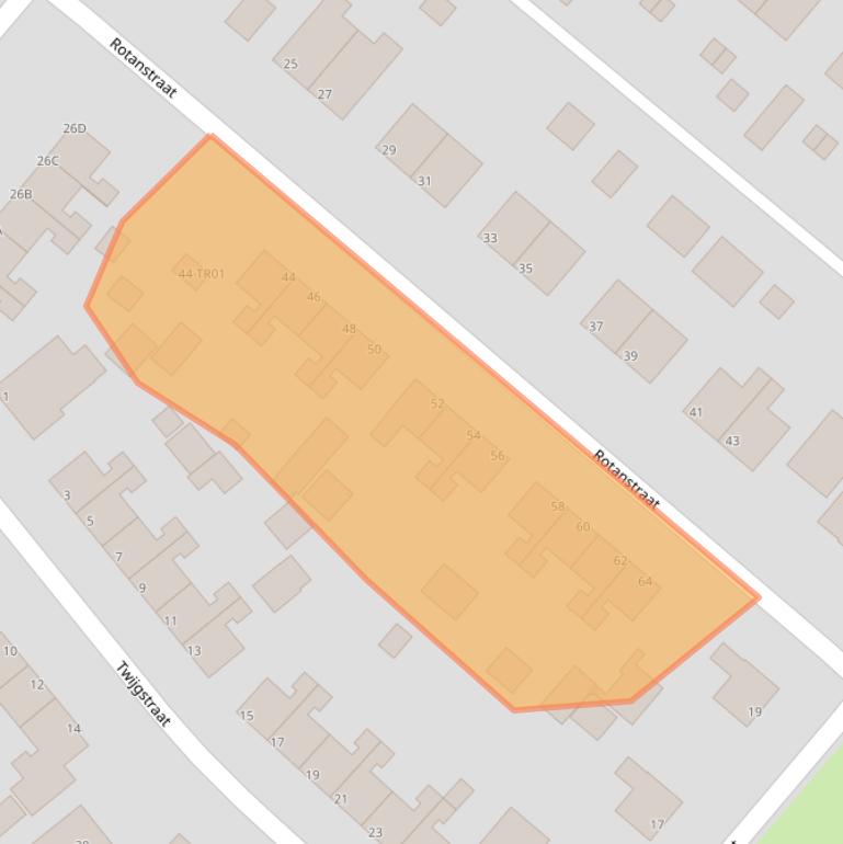 Kaart van postcodegebied 8391CT.