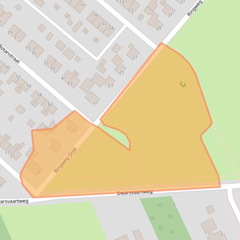 Kaart van postcodegebied 8391CW.