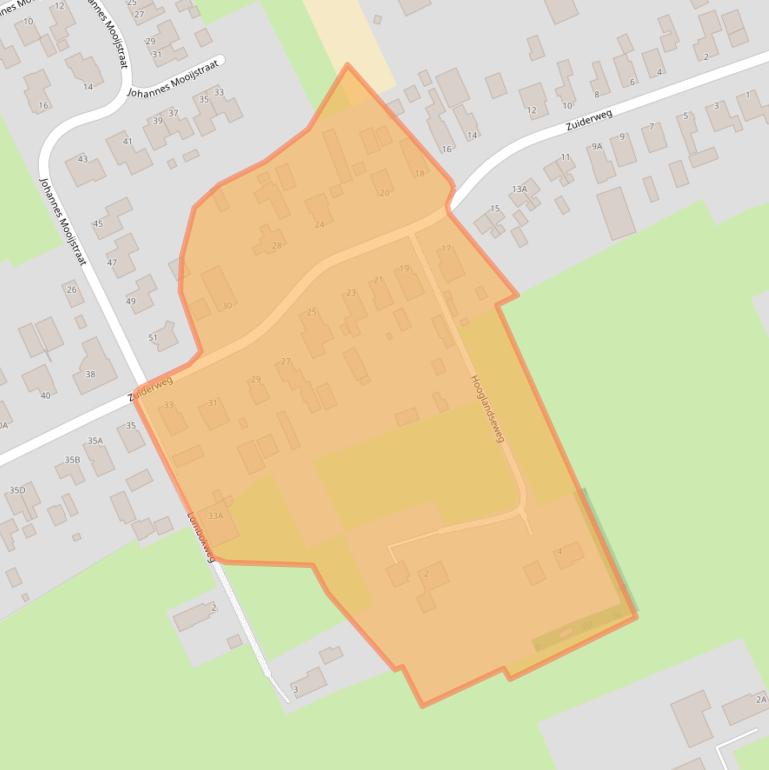 Kaart van postcodegebied 8391KE.