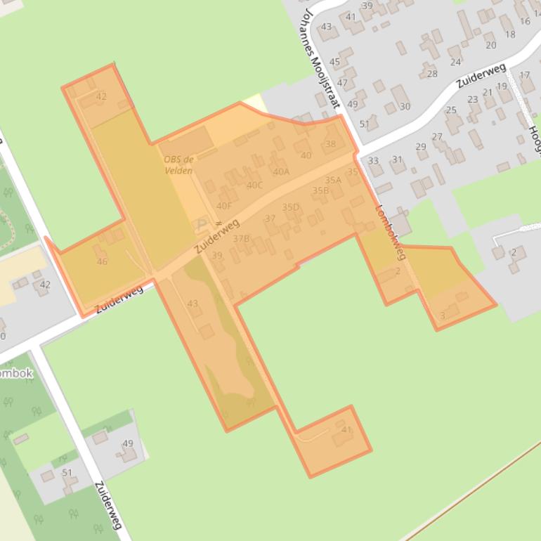 Kaart van postcodegebied 8391KG.