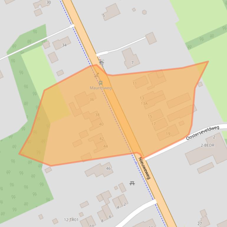 Kaart van postcodegebied 8391KN.