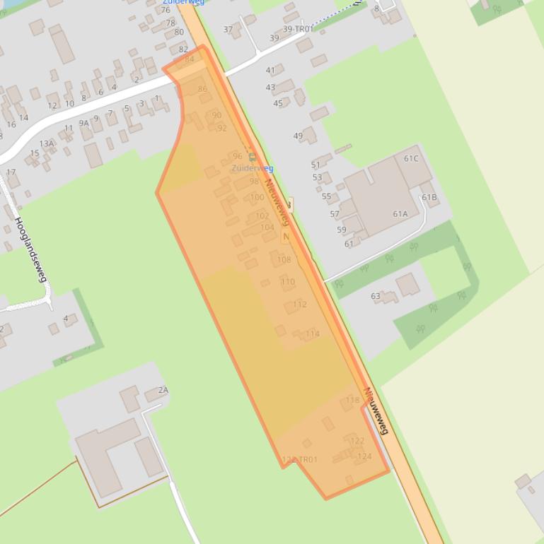 Kaart van postcodegebied 8391KS.