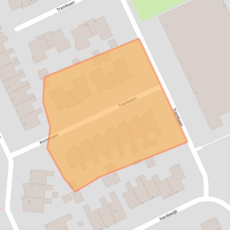 Kaart van postcodegebied 8391KT.