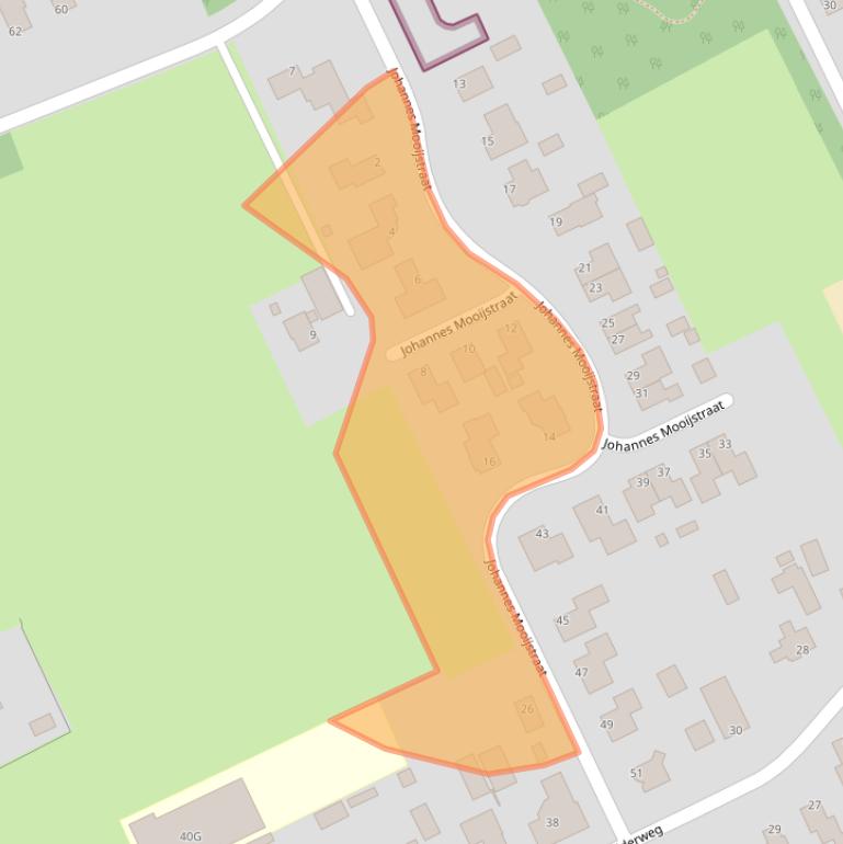 Kaart van postcodegebied 8391LC.