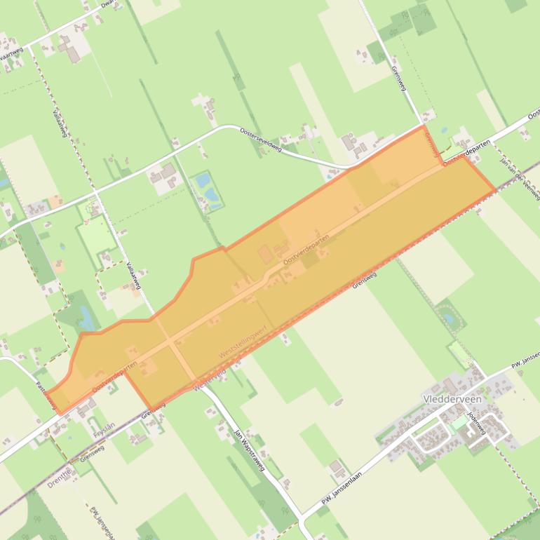 Kaart van postcodegebied 8391XR.