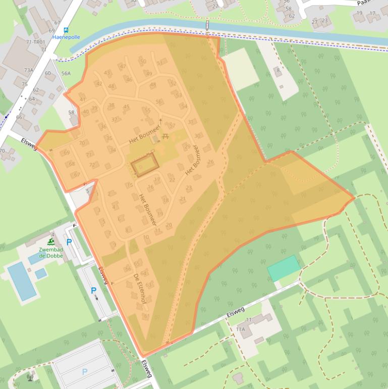 Kaart van postcodegebied 8391ZZ.