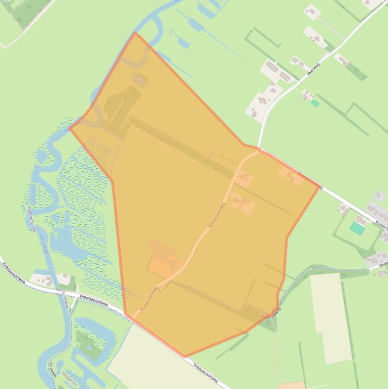 Kaart van postcodegebied 8394TB.