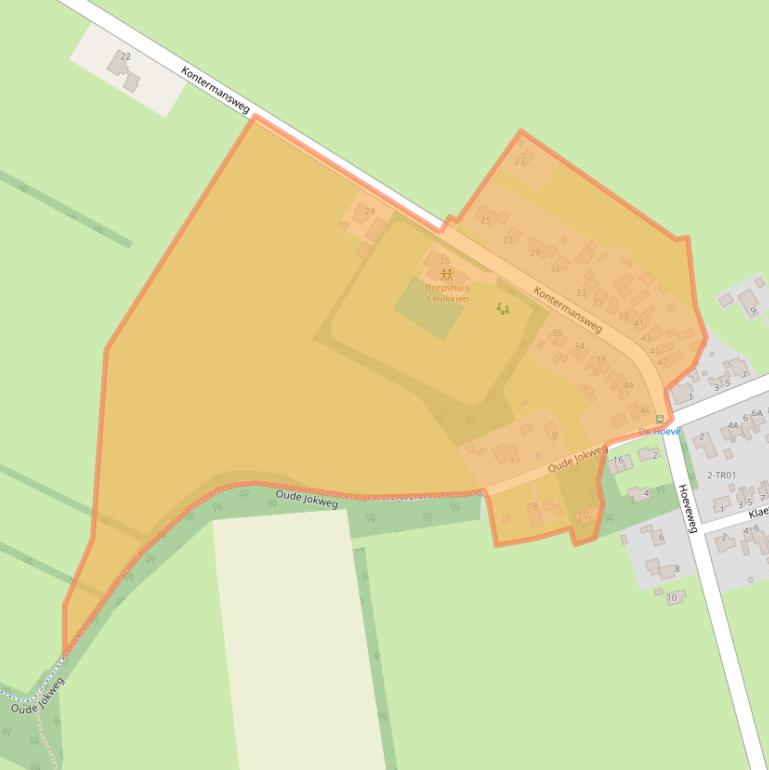 Kaart van postcodegebied 8394VP.