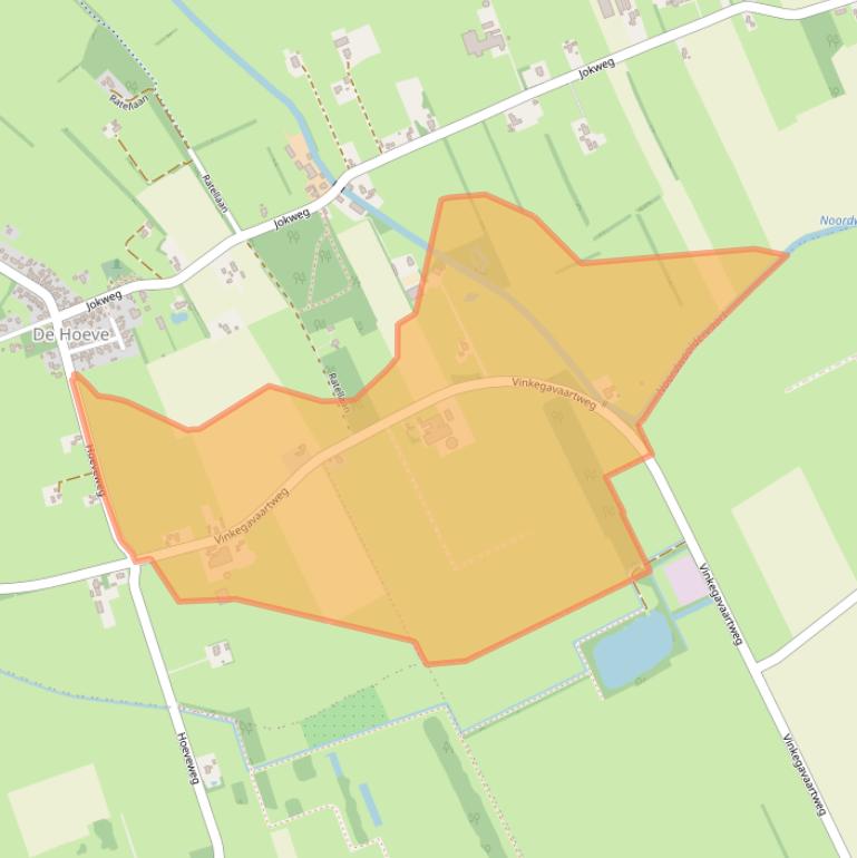Kaart van postcodegebied 8394VS.