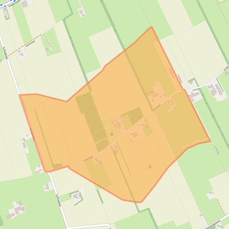 Kaart van postcodegebied 8395KV.