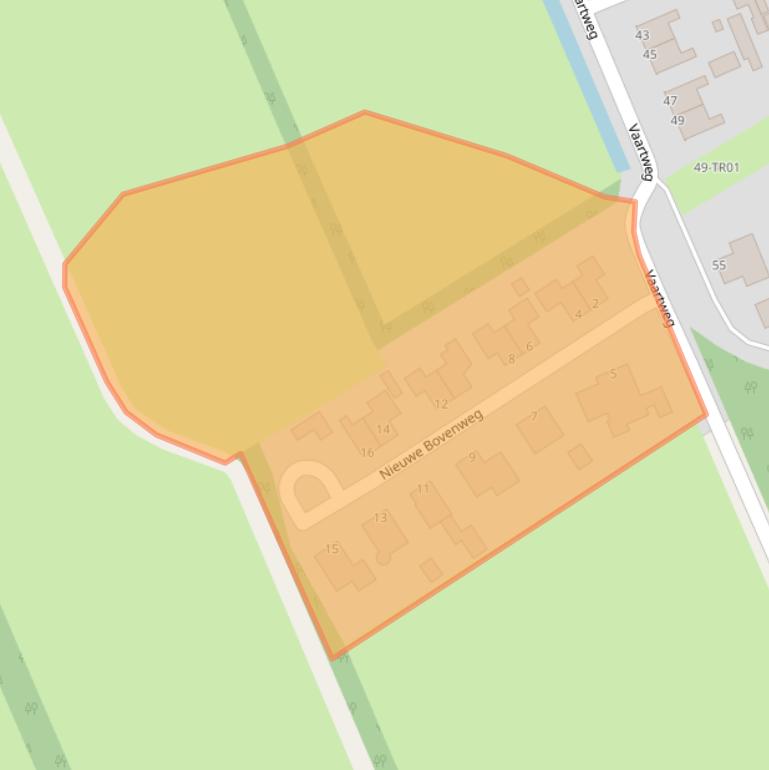 Kaart van postcodegebied 8395PA.