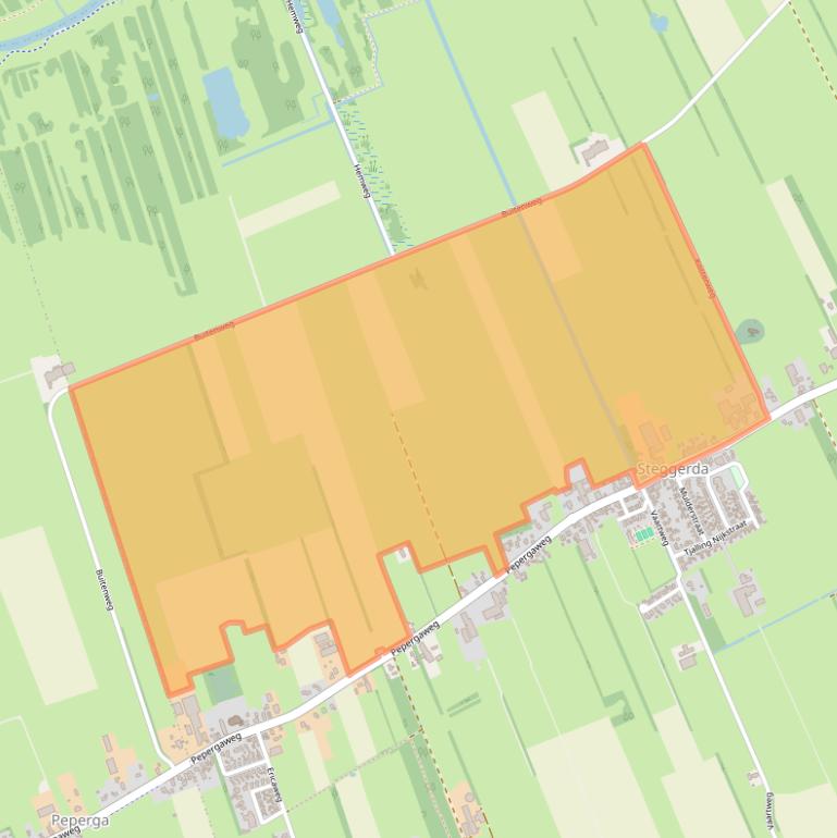 Kaart van postcodegebied 8395PH.