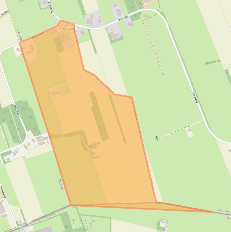 Kaart van postcodegebied 8395TG.