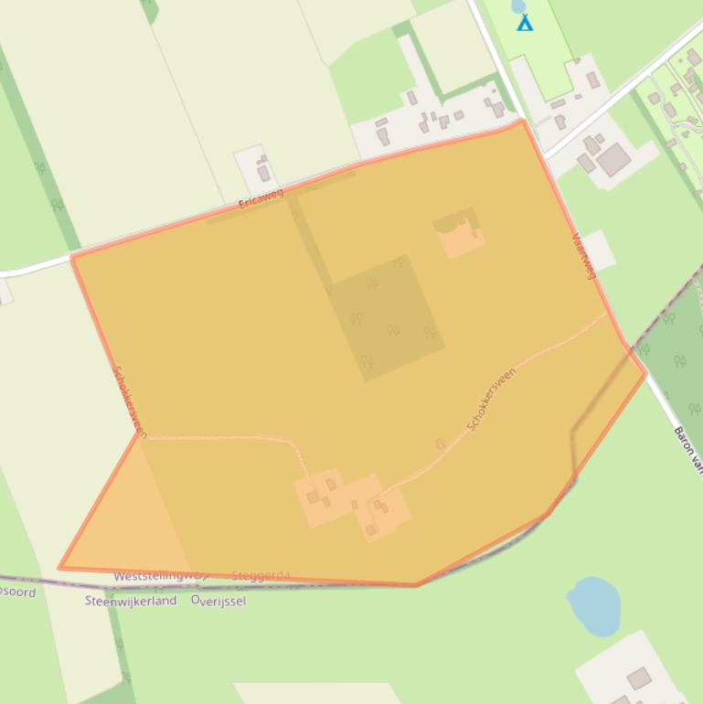 Kaart van postcodegebied 8395TJ.