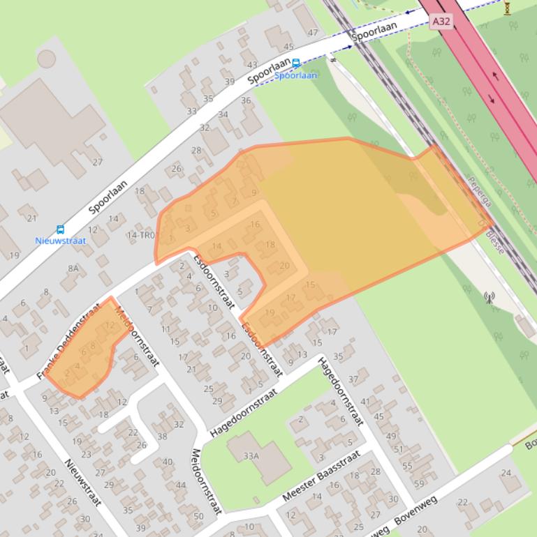 Kaart van postcodegebied 8397GK.