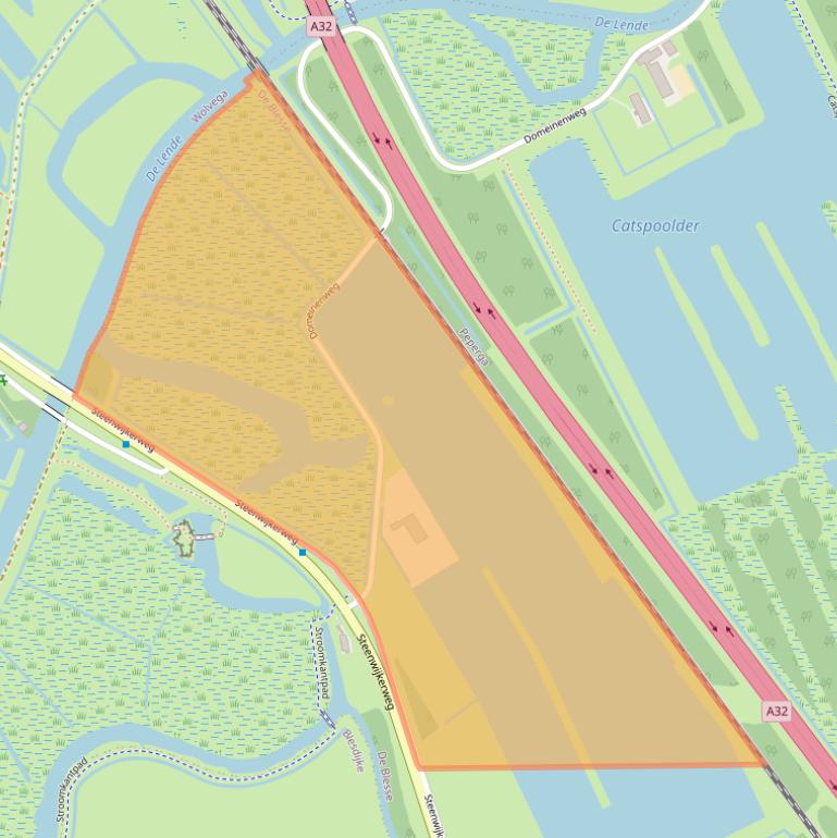 Kaart van postcodegebied 8397LK.