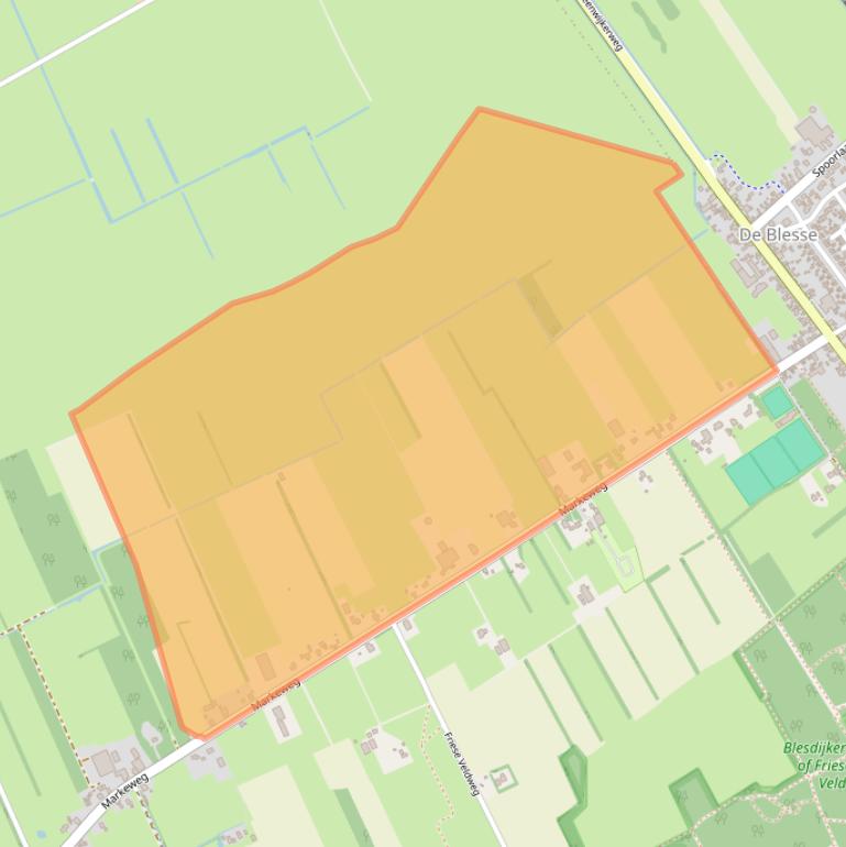 Kaart van postcodegebied 8398GP.