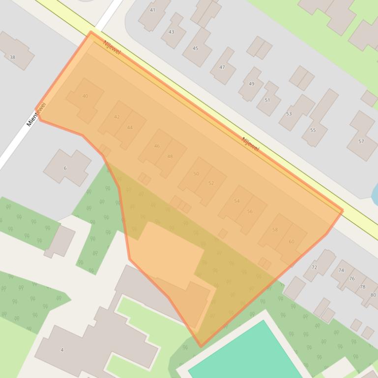 Kaart van postcodegebied 8401AN.