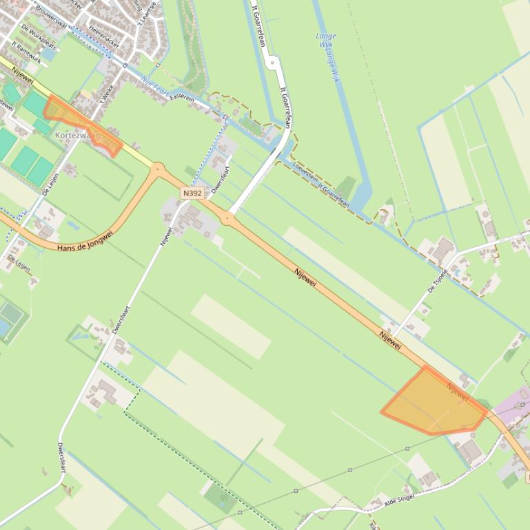 Kaart van postcodegebied 8401AR.