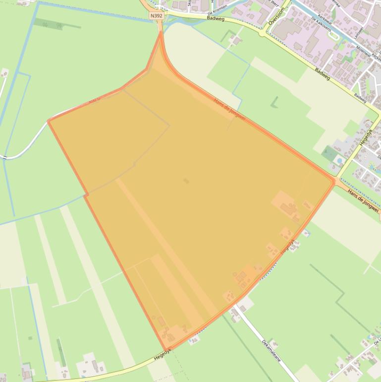 Kaart van postcodegebied 8401BK.