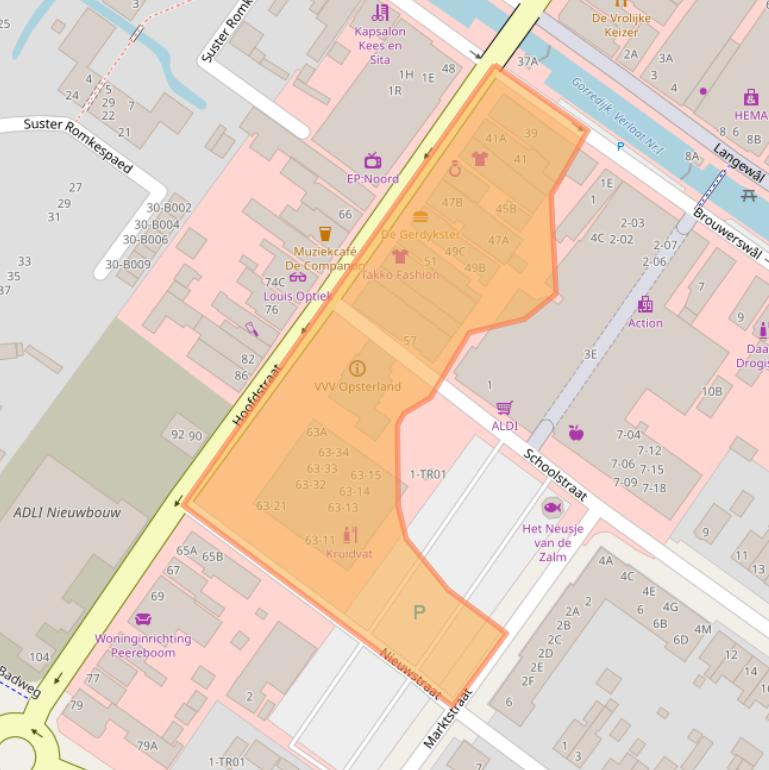 Kaart van postcodegebied 8401BW.