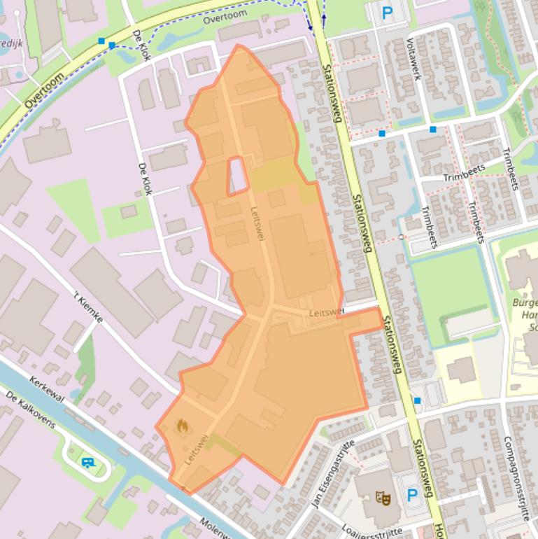 Kaart van postcodegebied 8401CL.