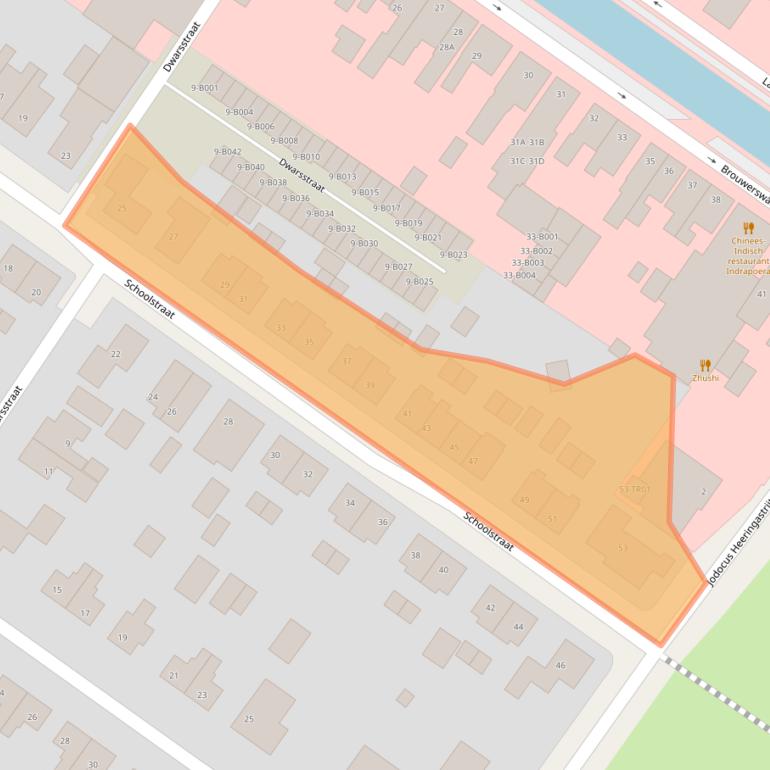 Kaart van postcodegebied 8401CT.