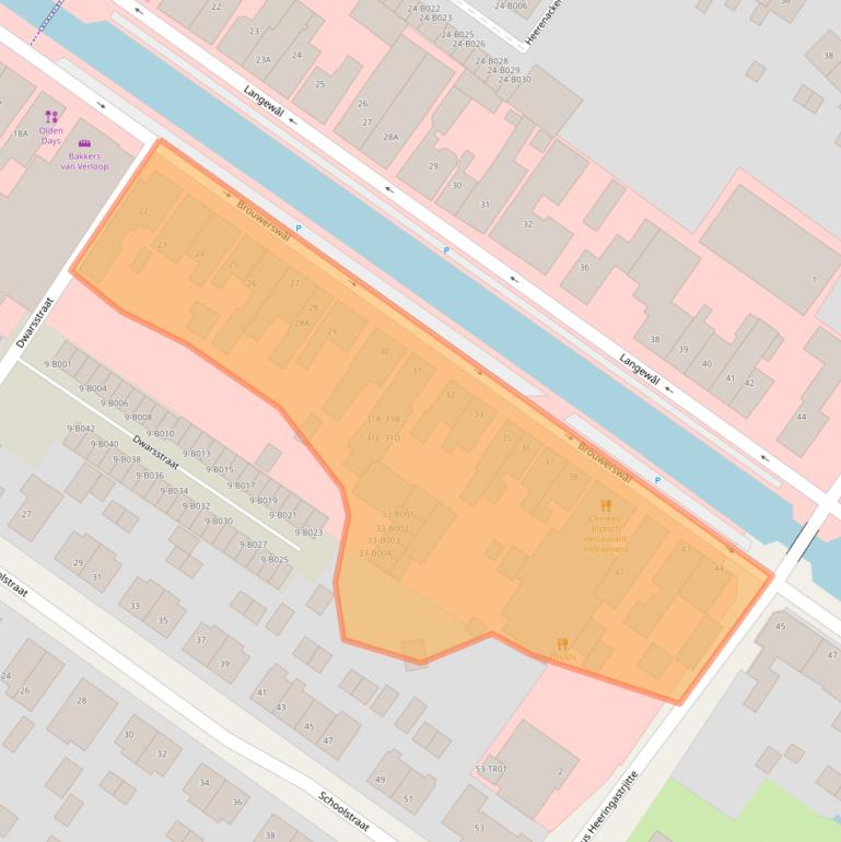 Kaart van postcodegebied 8401DA.