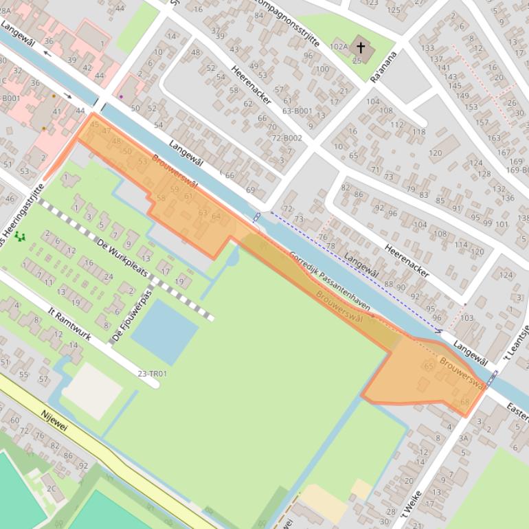 Kaart van postcodegebied 8401DB.