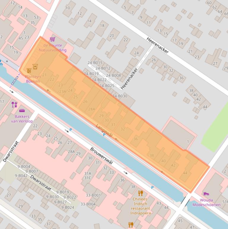 Kaart van postcodegebied 8401DE.