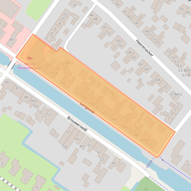 Kaart van postcodegebied 8401DG.