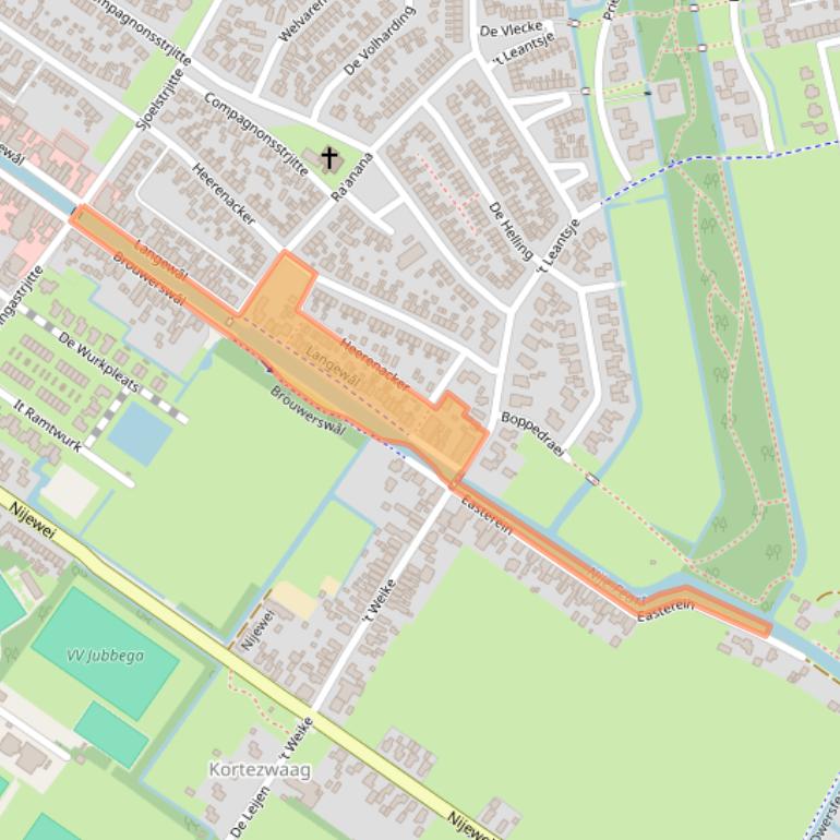 Kaart van postcodegebied 8401DH.