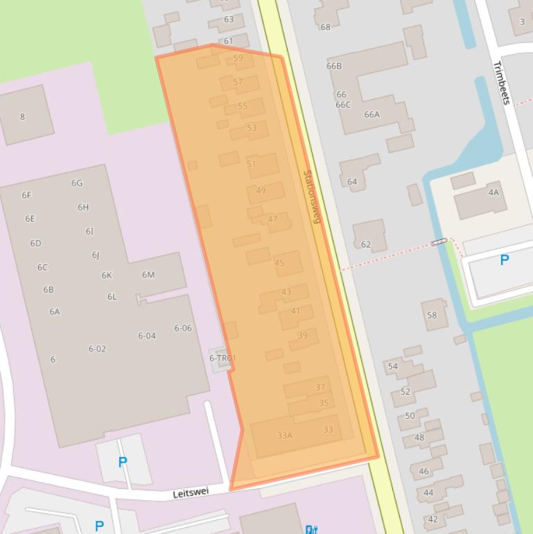 Kaart van postcodegebied 8401DL.