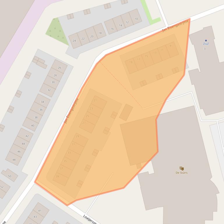 Kaart van postcodegebied 8401DW.