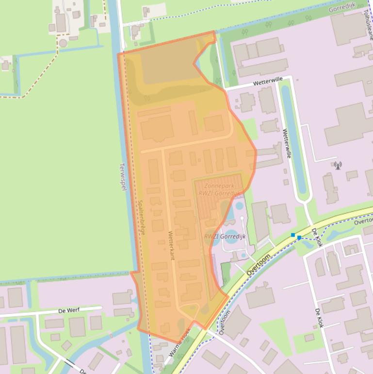 Kaart van postcodegebied 8401GC.