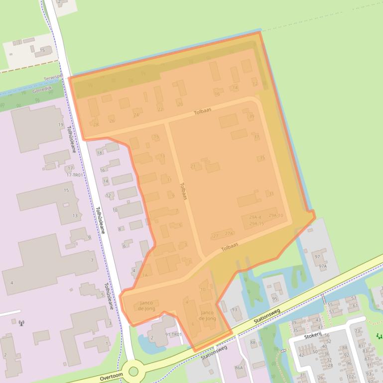 Kaart van postcodegebied 8401GD.