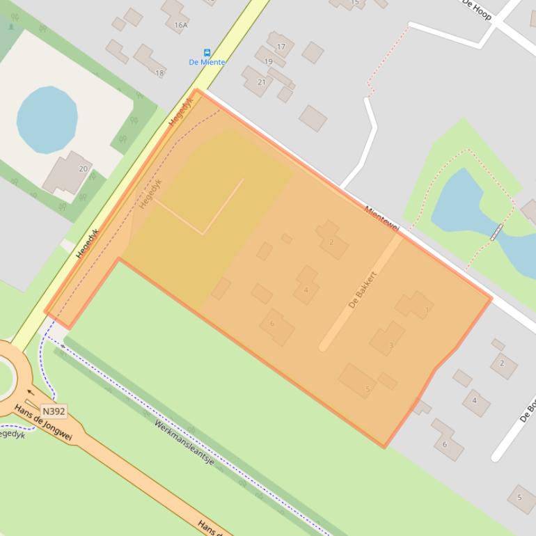 Kaart van postcodegebied 8401HG.