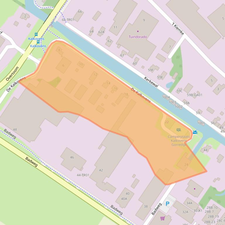 Kaart van postcodegebied 8401JA.