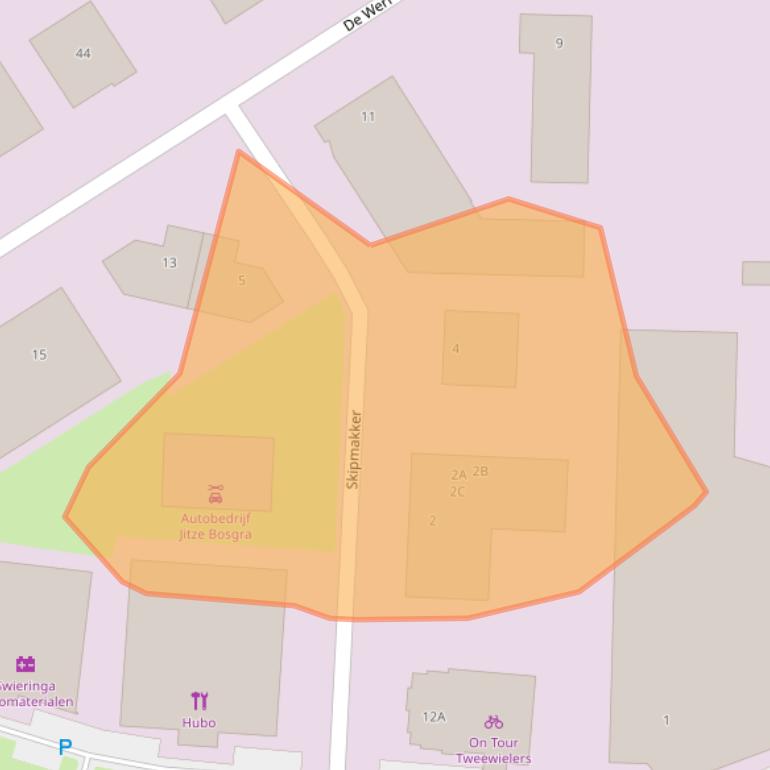 Kaart van postcodegebied 8401JG.