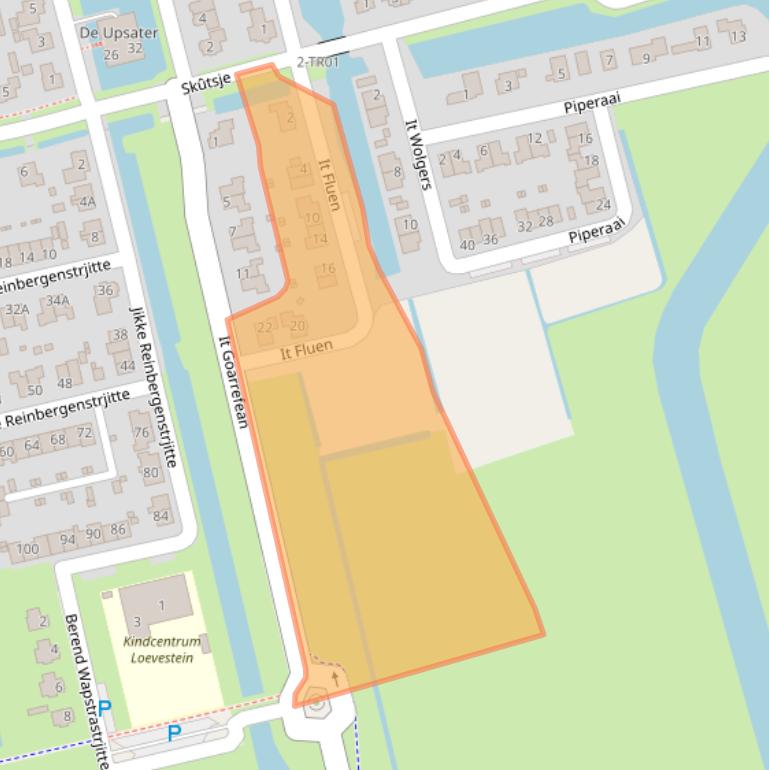 Kaart van postcodegebied 8401LB.