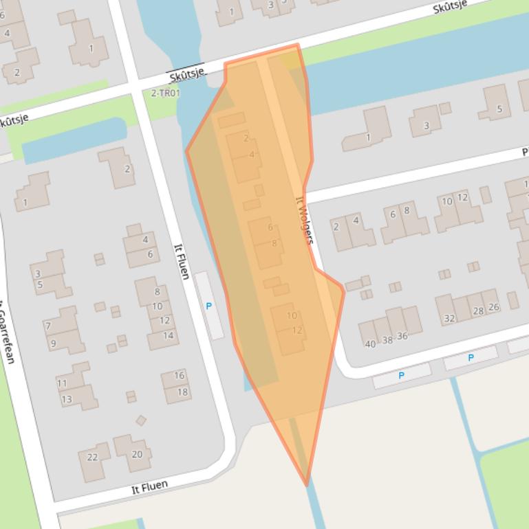 Kaart van postcodegebied 8401LC.