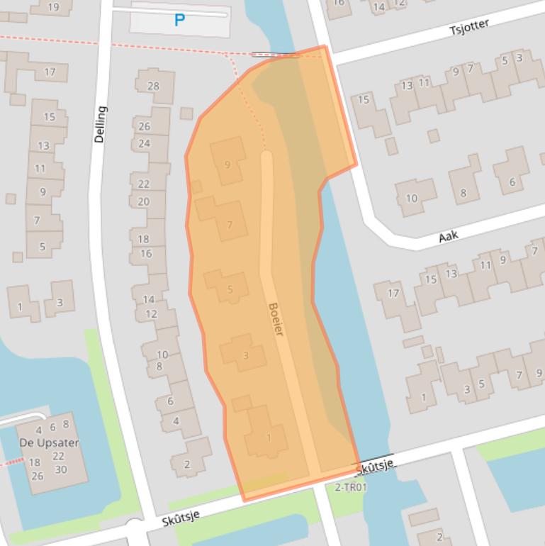 Kaart van postcodegebied 8401MV.