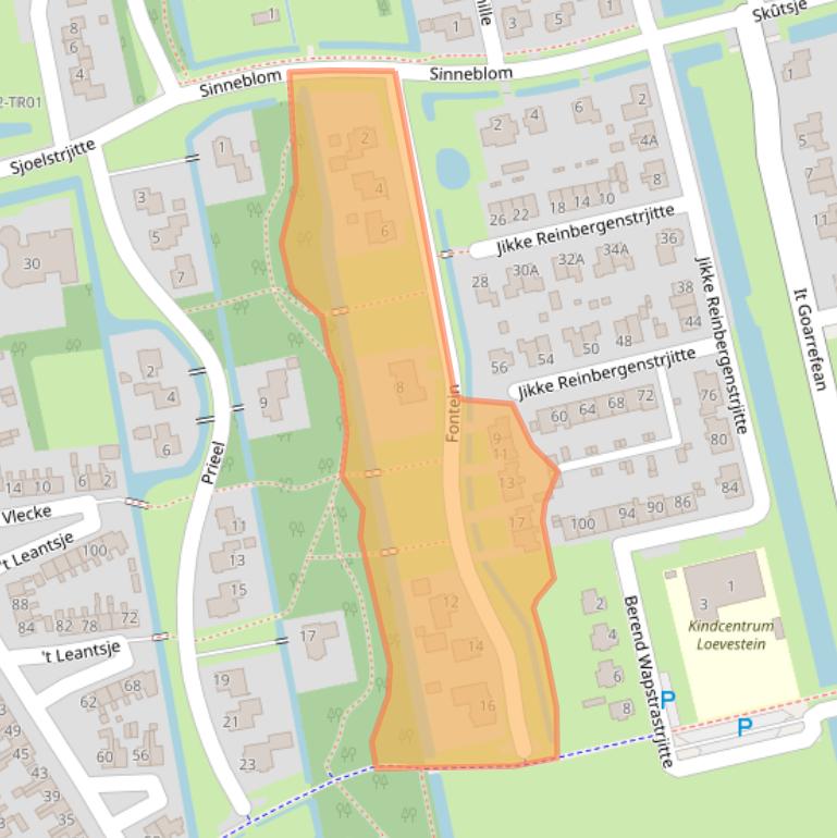 Kaart van postcodegebied 8401NC.